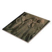 Carreau Orphée, Eurydice et Hermes (marbre) (Côté)