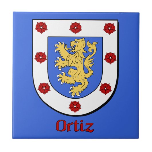 Carreau Ortiz Family Shield (Devant)