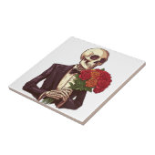 Carreau Os Amant � Squelette Romantique Drôle (Côté)