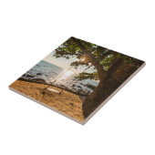 Carreau Oscillation sur la plage au coucher du soleil (Côté)