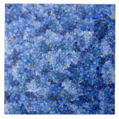 Carreau Oublie-moi pas Motif de fleurs (Devant)