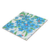 Carreau Oublie-moi pas un motif sans soudure (Côté)