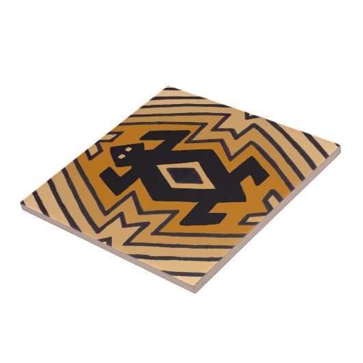 Carreau Ours amérindien (Côté)