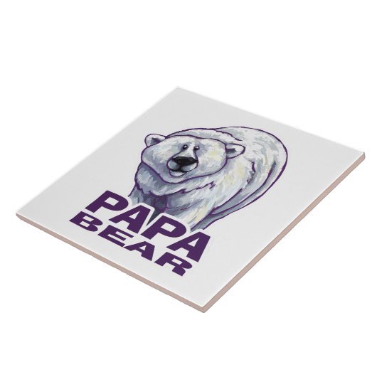 Carreau Ours blanc de papa (Côté)