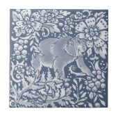 Carreau Ours Bleu Forêt Forêt Façades animales R (Devant)