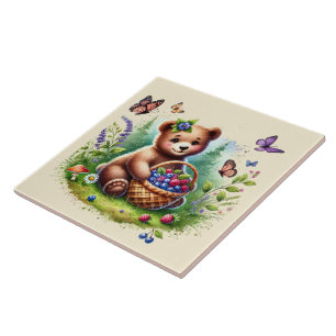 Carreau Ours de bois mignon