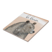 Carreau Ours des boudins | Soyez courageux (Côté)