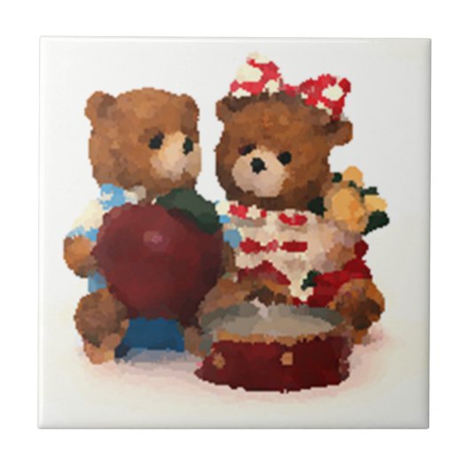 Carreau Ours en peluche (Devant)