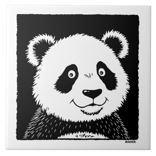 Carreau Ours géant Panda (Devant)