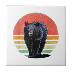 Carreau Ours noir Vintage