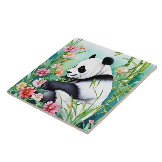 Carreau Ours Panda (Côté)