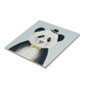 Carreau Ours panda d'aquarelle (Côté)