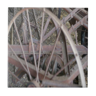 Carreau Outils antiques de ferme