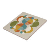 Carreau Overlapping Circles Pop Art Mid-Century #3 ID1224 (Côté)