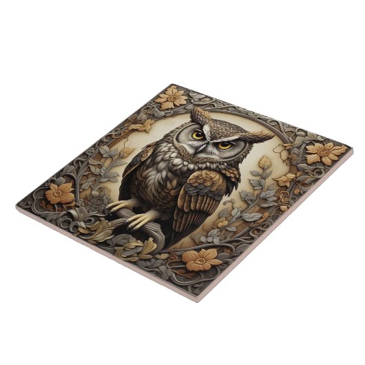 Carreau Owl - Arts Et Artisanat Carrelage Céramique (Côté)