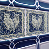 Carreau Owls Arts & Crafts Wall Decor