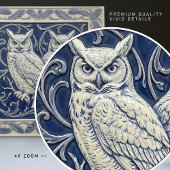 Carreau Owls Arts & Crafts Wall Decor