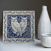 Carreau Owls Arts & Crafts Wall Decor