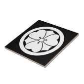 Carreau Oxalis avec épées en cercle (Côté)