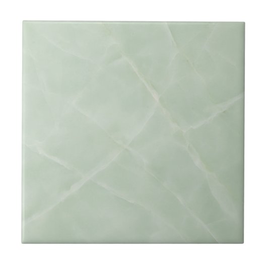 Carreau Oyster Green Onyx | Motif en pierre cristalline (Devant)
