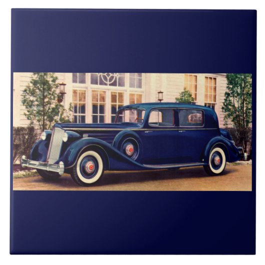 Carreau Packard bleu 1936 (Devant)