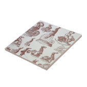 Carreau Page antique de lapins de Pâques de catalogue de (Côté)