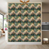 Carreau Pagode de Chinoiserie et Carrelage de la nature