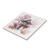 Carreau Pagode de chinoiserie Toile De Jouy (Côté)