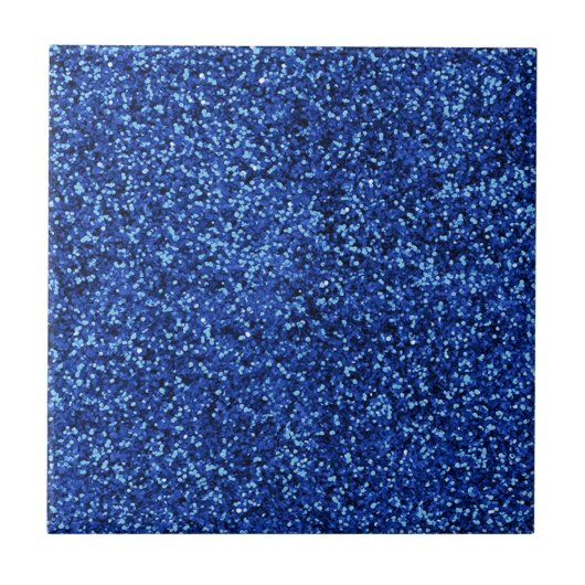 Carreau Paillettes Bleues (Devant)