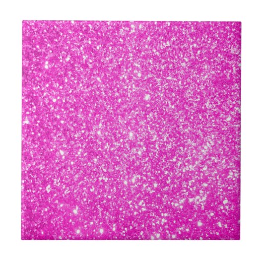Carreau Paillettes roses (Devant)