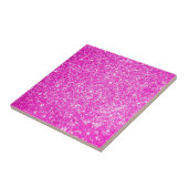 Carreau Paillettes roses (Côté)