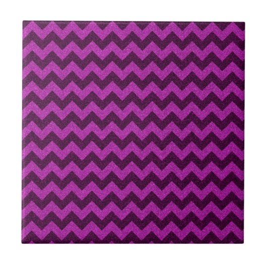Carreau Paillettes Zig Zag Violet (Devant)