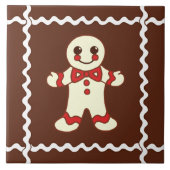 Carreau Pain d'épice Noël Cookie Cuisine Trivet Carrelage (Devant)