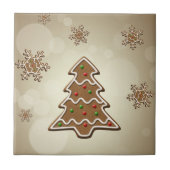 Carreau Pain d'épices Arbre de Noël (Devant)