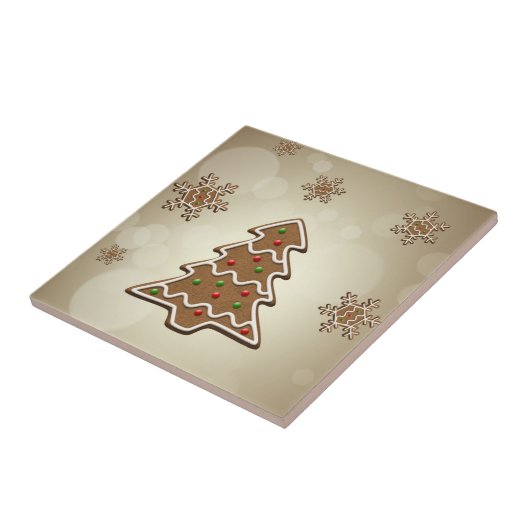 Carreau Pain d'épices Arbre de Noël (Côté)