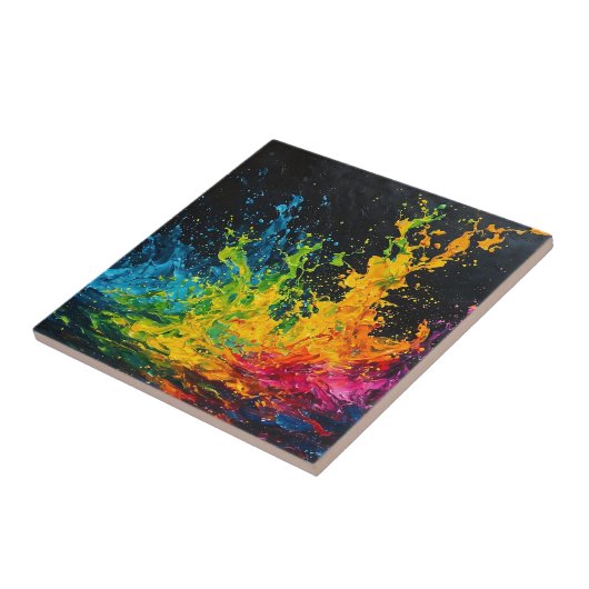 Carreau Paint coloré (Côté)