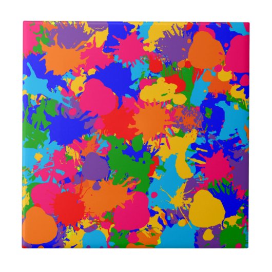 Carreau Paint Splatter (Devant)
