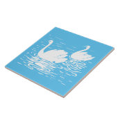 Carreau Paire de cygne (Côté)