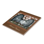 Carreau Paires assorties de pigeons de rose des vents (Côté)