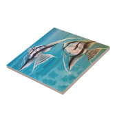 Carreau Paires de la peinture numéro 1 d'huile de poisson (Côté)