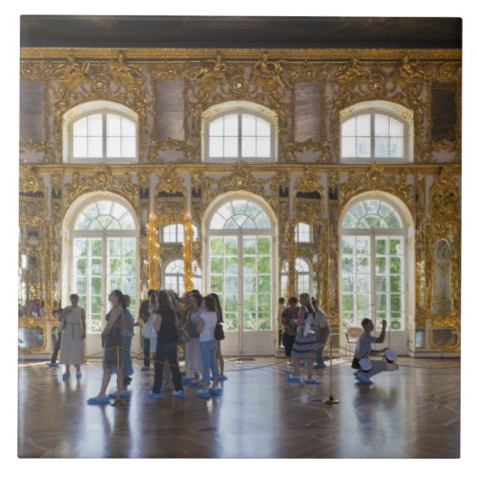 Carreau Palais Catherine, détail de la Grande Salle (Devant)