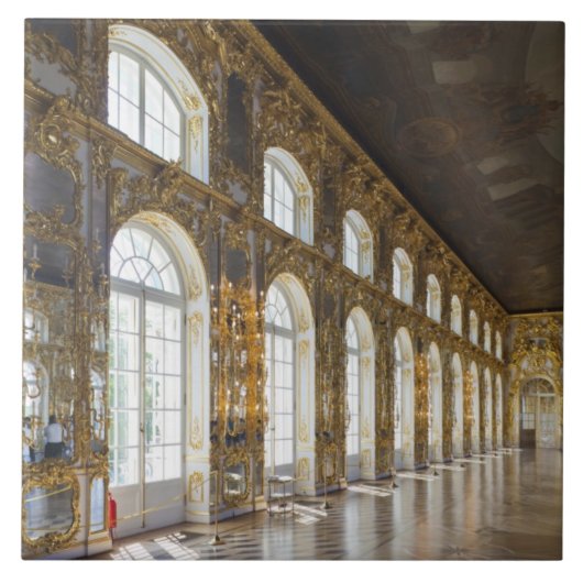 Carreau Palais Catherine, détail de la Grande Salle (Devant)