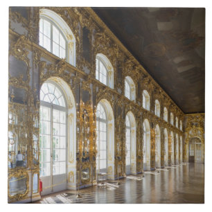 Carreau Palais de Catherine, détail de la Grande Salle