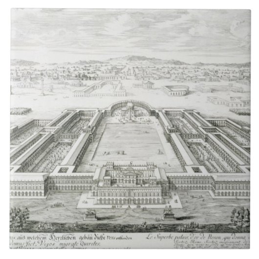 Carreau Palais d'or de l'empereur Nero (ANNONCE 54-68), (Devant)