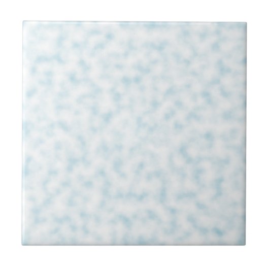 Carreau Pale Blue and White Abstract (Devant)