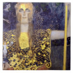 Carreau Pallas Athena, Gustav Klimt<br><div class="desc">Gustav Klimt (14 juillet 1862 - 6 février 1918) était un peintre symboliste autrichien et l'un des membres les plus importants du mouvement de sécession de Vienne. Klimt est réputé pour ses peintures, ses peintures murales, ses croquis et autres objets d'art. En plus de ses oeuvres figuratives, qui comprennent des...</div>