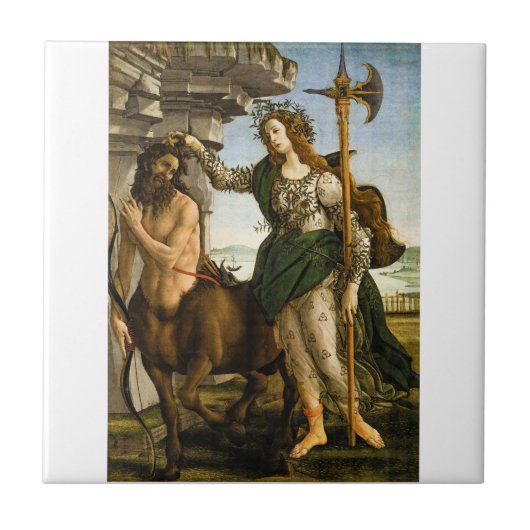 Carreau Pallas et le Centaure de Sandro Botticelli (Devant)