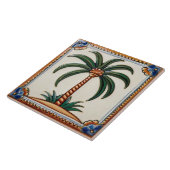Carreau Palm Tree îm désert île tropicale (Côté)