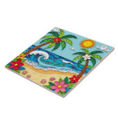 Carreau Palm Trees on the Beach  (Côté)