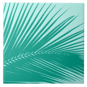 Carreau Palmette - turquoise et aqua